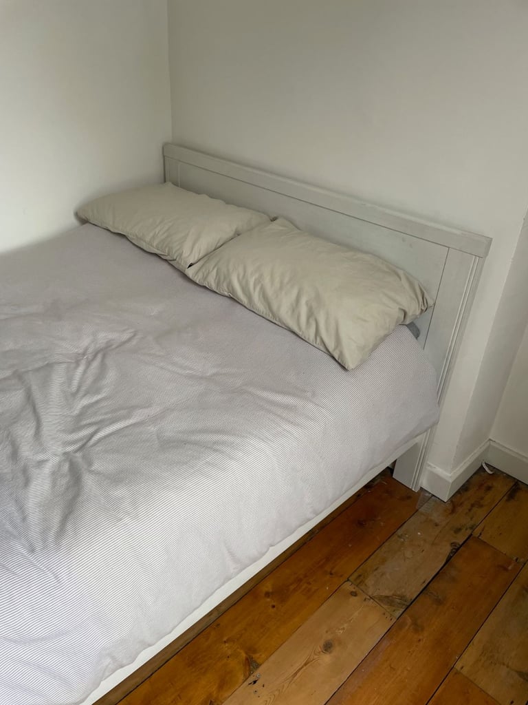 Double Bed Frame + Eve Premium Mattress For Sale