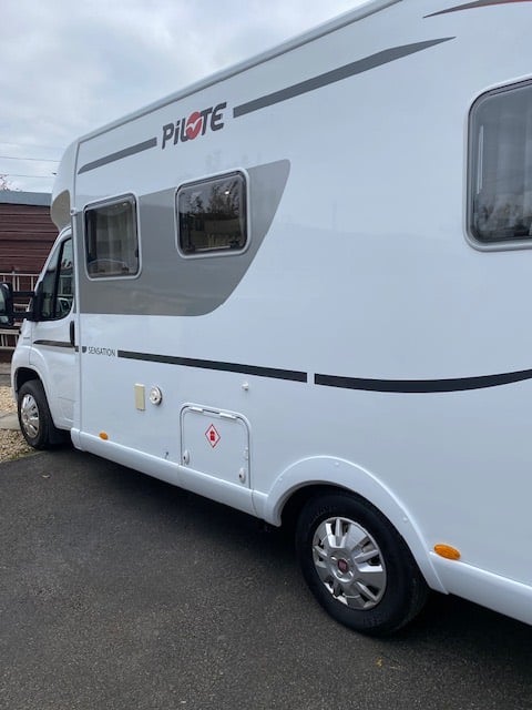 Pilote P700C Sensation 2 Berth 2017 Motorhome fixed island bed on Fiat Ducato 130 for sale