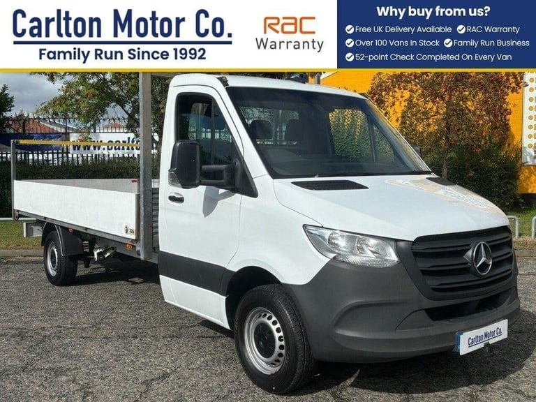 2020 Mercedes-Benz Sprinter 2.1 314 AUTO DROPSIDE LWB 141 BHP DROPSIDE Diesel Ma