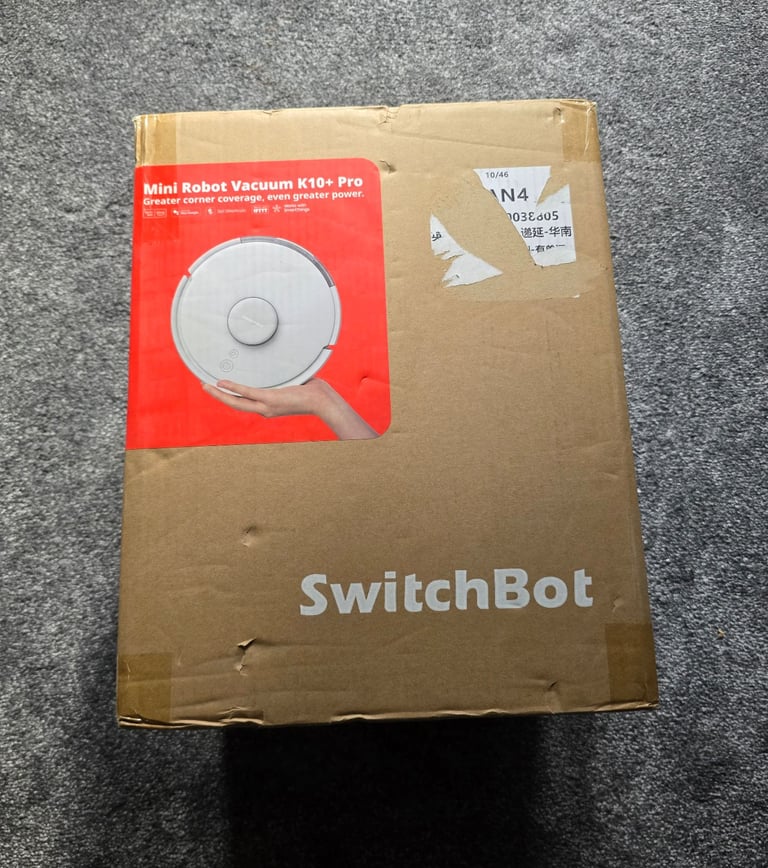 image for SwitchBot K10+ Pro Robot Vacuum Self Emptying for 90 Days Smart Robot Matter Enabled