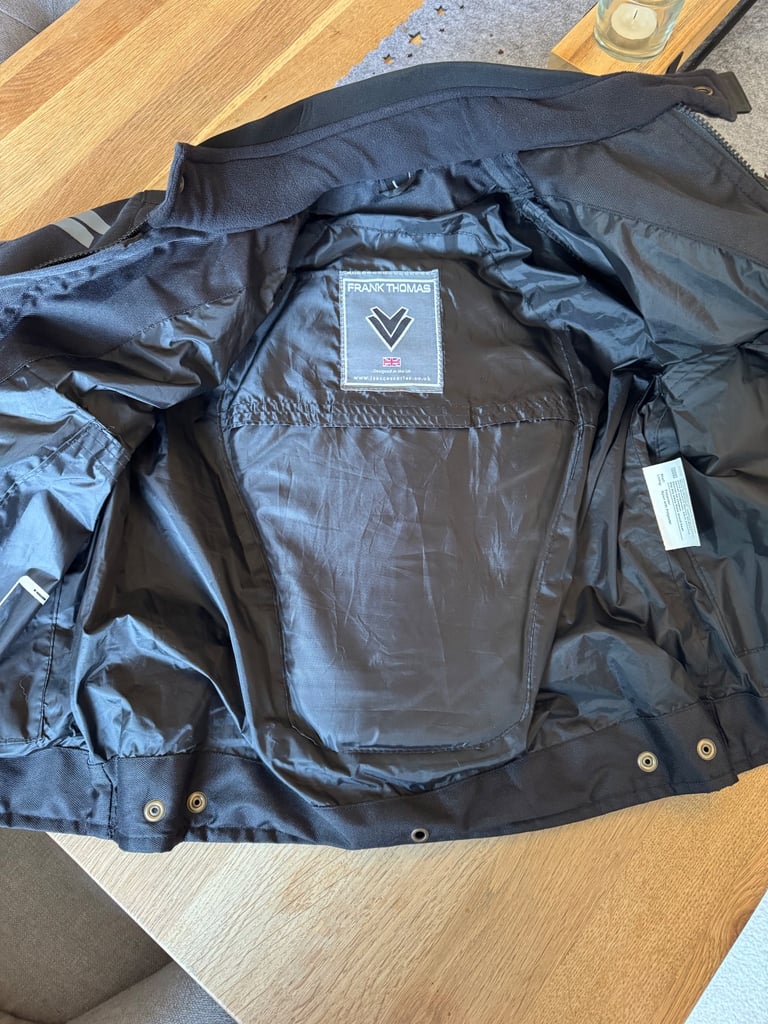 Frank Thomas kids motorcycle jacket - large kids