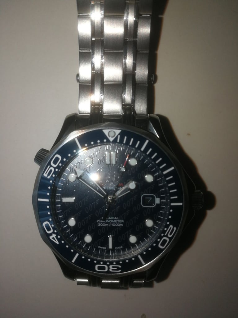 007 Seamaster homage automatic work watch NEW