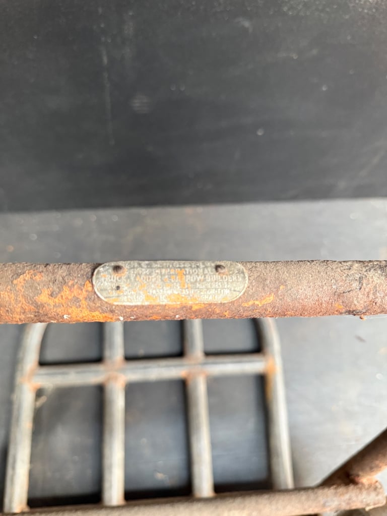 Vintage Industrial Truck with fold away base.