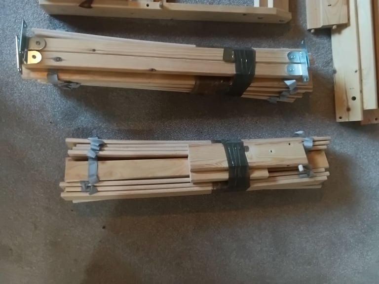 Ikea Wooden Bed Frame - Double
