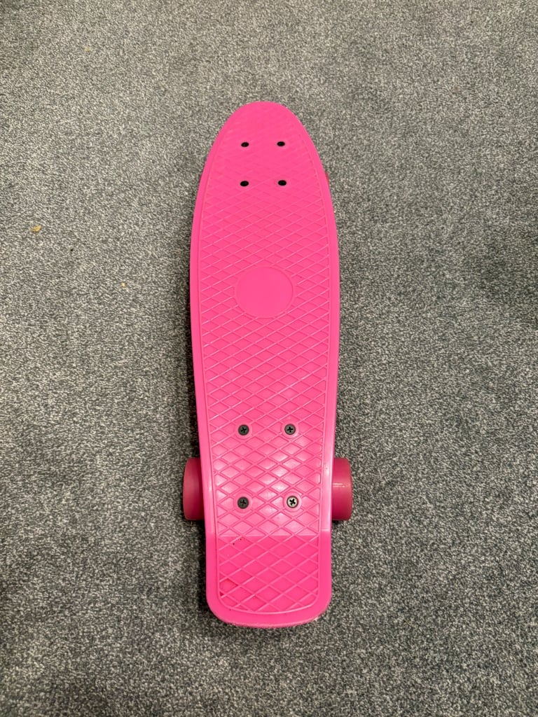 image for Pink plastic skateboard 