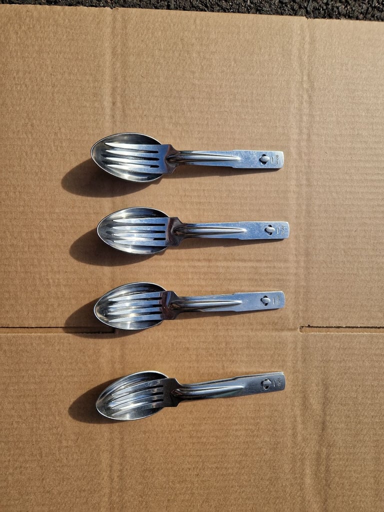 Polish military essentials kit - spoon + fork 1958 - £5 each.