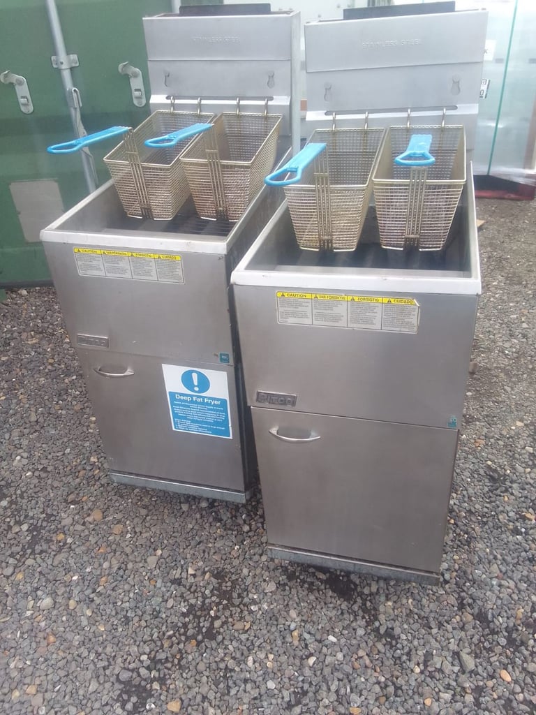 Catering equipment commercial gas Pitco fryers trailer restaurant kitchen items 