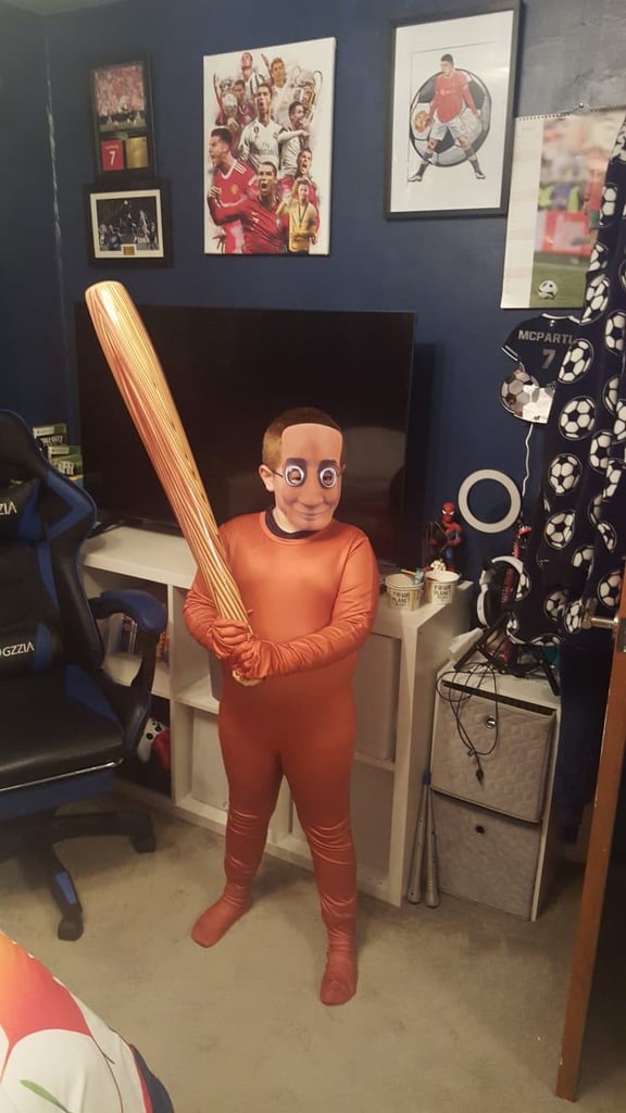 Brainrot tun tun tun sahur costume 140cm