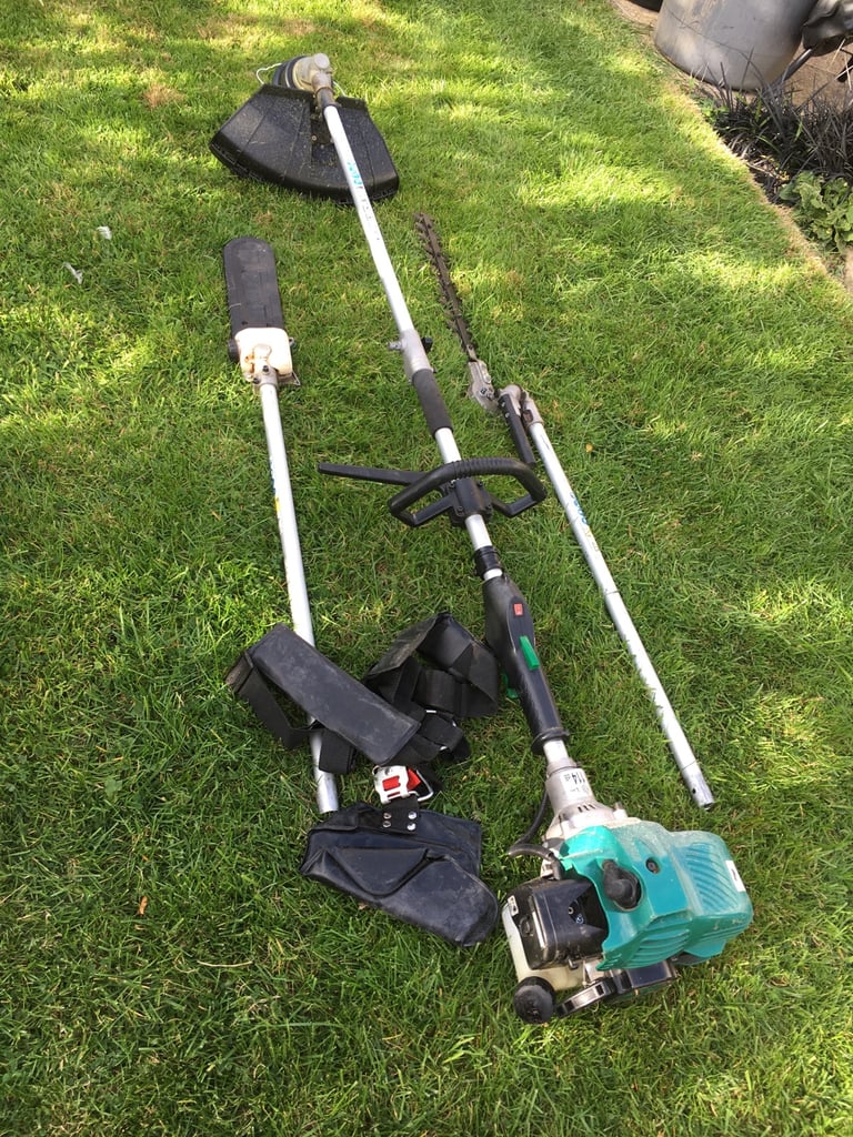 3 in 1 petrol strimmer and hedge trimmer