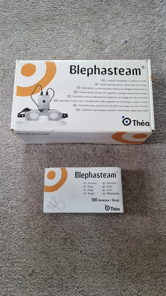 image for Blephasteam Mask Goggles for Dry Eyes 