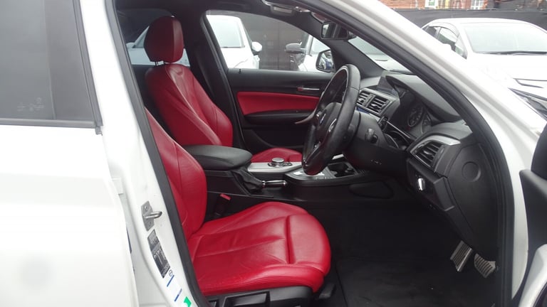 BMW 1 SERIES White Auto Petrol 2016 m sport red leather