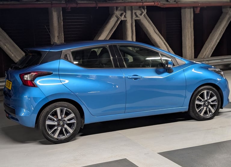 Nissan Micra Acenta 2018 Petrol 1.0 ULEZ Apple Carplay MOT Apr 2026 Low Mileage 50k