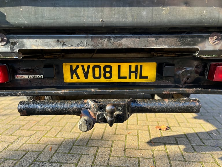 2008 Ford Transit T350 flatbed CrewCab! Twin axle! XLWB edition FSH! 