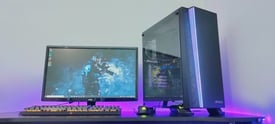 Gaming Computer PC Bundle with Monitor | intel i5 6600k, 16GB RAM, GTX 1070