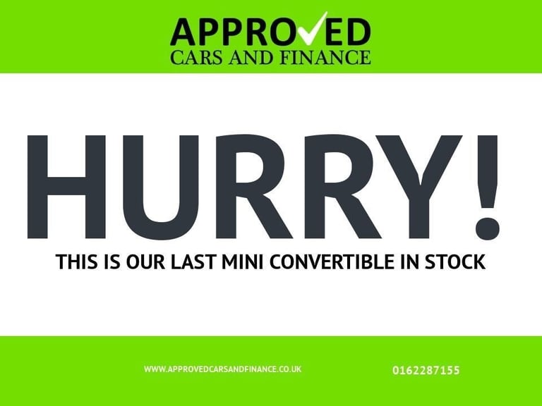 2020 MINI Convertible 2.0 Cooper S Sport Convertible, 7,800 miles, automatic, leather, sat nav, U...