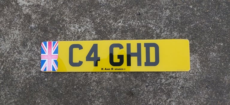 C4GHD Private Car Number Plates