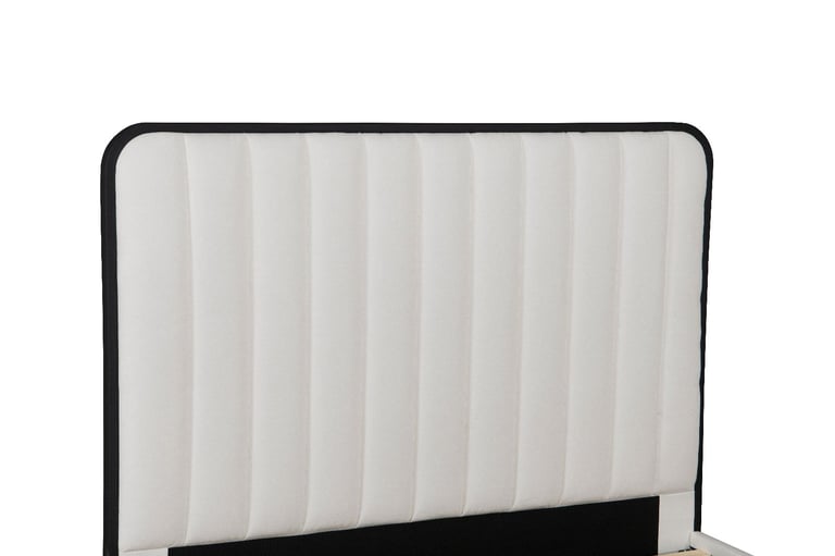 Stylish Modern Double Bed with Built-In Pet Nook – Comfort and Elegance Combined