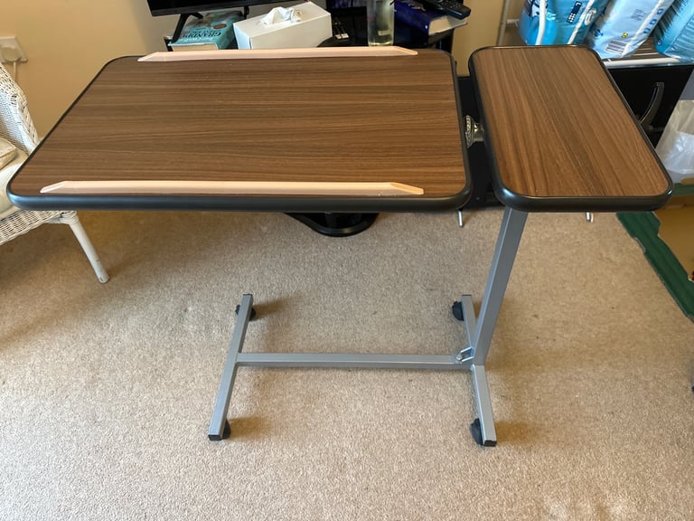 Over Bed Table with wheels 