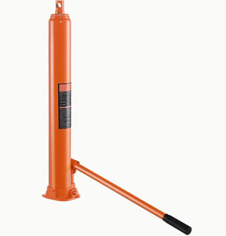 image for VEVOR Hydraulic Long Ram Jack 4Ton Flat Base Engine Hoist Cylinder Single Pump