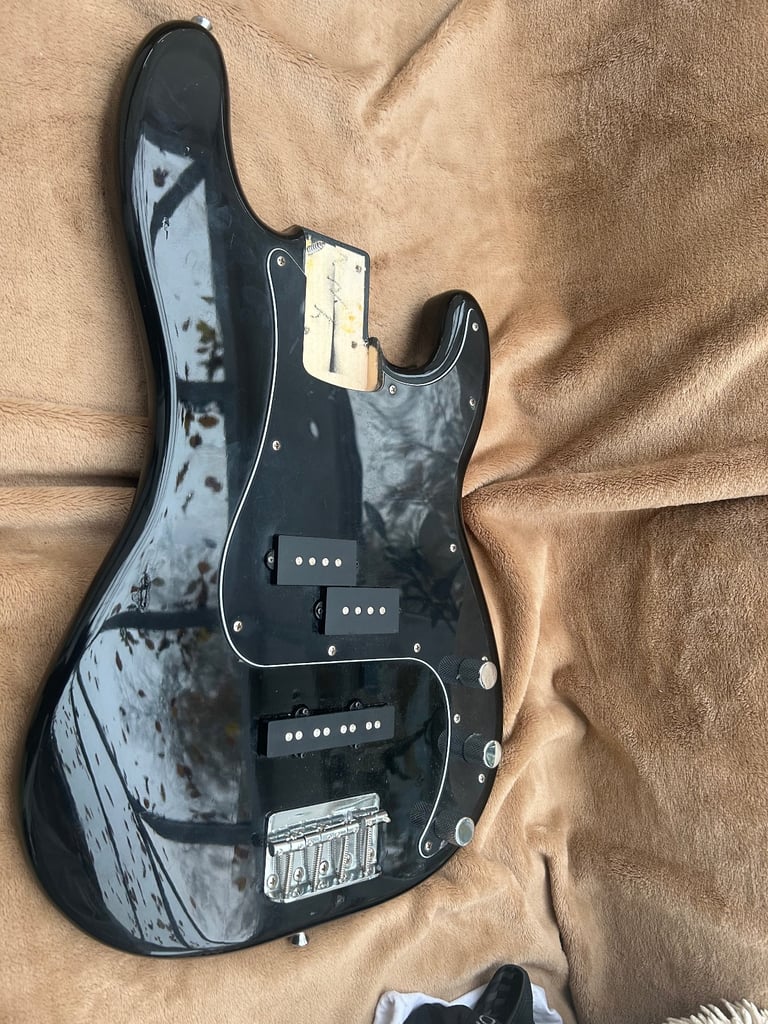 image for Full loaded Squier by Fender Precision Bass Body. 