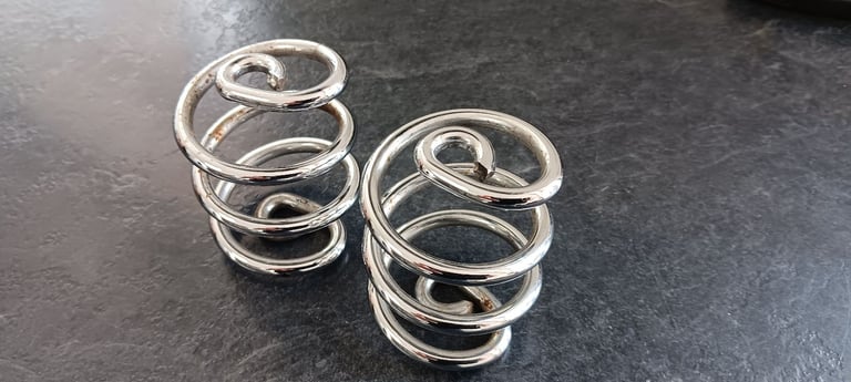 Motorbike Bobber Seat Springs Chrome.