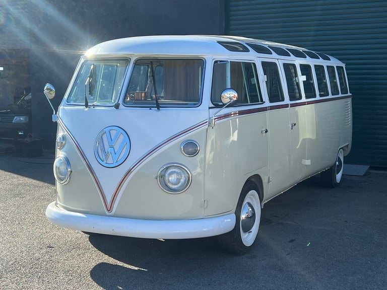 VOLKSWAGEN T1 KOMBI SAMBA BUS WITH A LIMOUSINE * NUT &amp; BOLT RESTORATION &amp; BUILD
