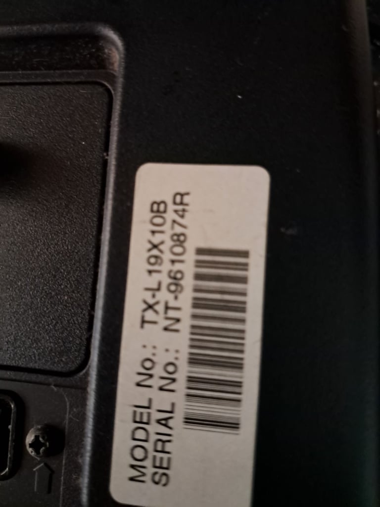 Panasonic Viera 19” LCD TV TX-L19X10B can include the wall mount