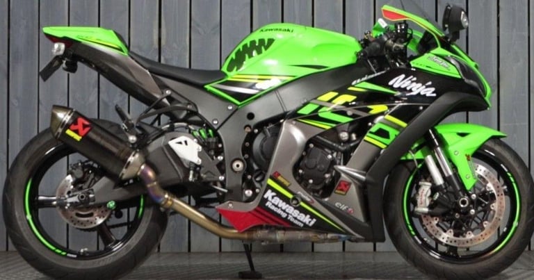 2019 19 KAWASAKI ZX 1002 EKFA NINJA ZX10R ABS SPORTS SUPERBIKE GREEN 4k MILES