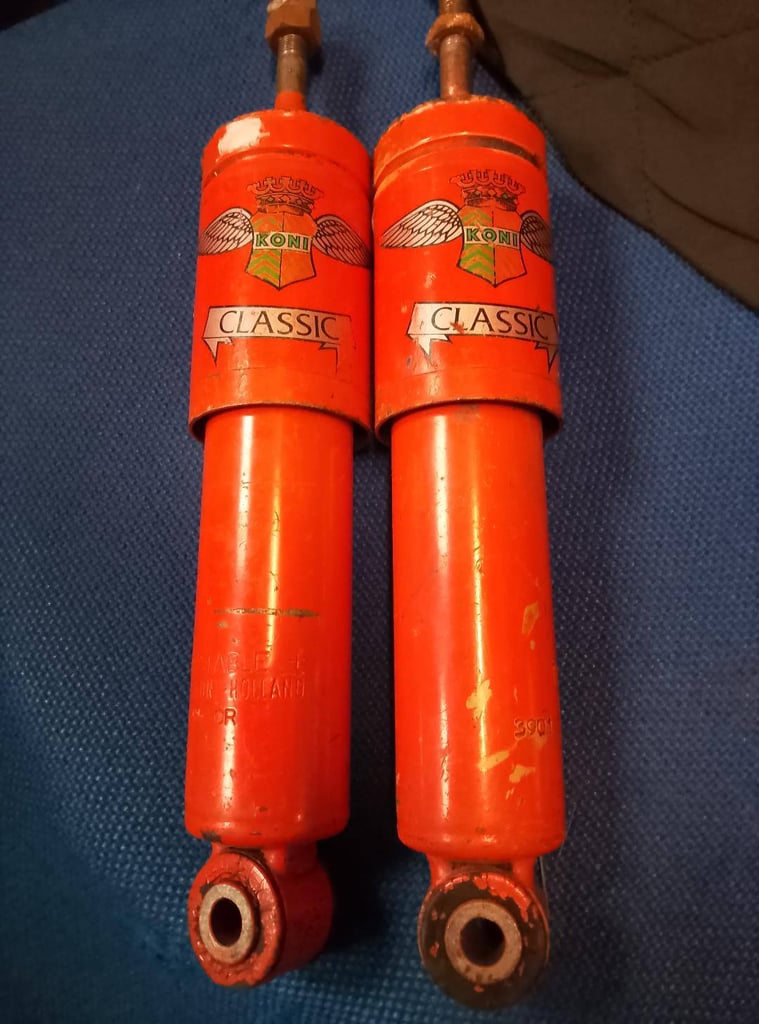 CLASSIC MINI KONI ADJUSTABLE REAR SHOCK ABSORBERS EXCELLENT CONDITION UNDER HALF PRICE