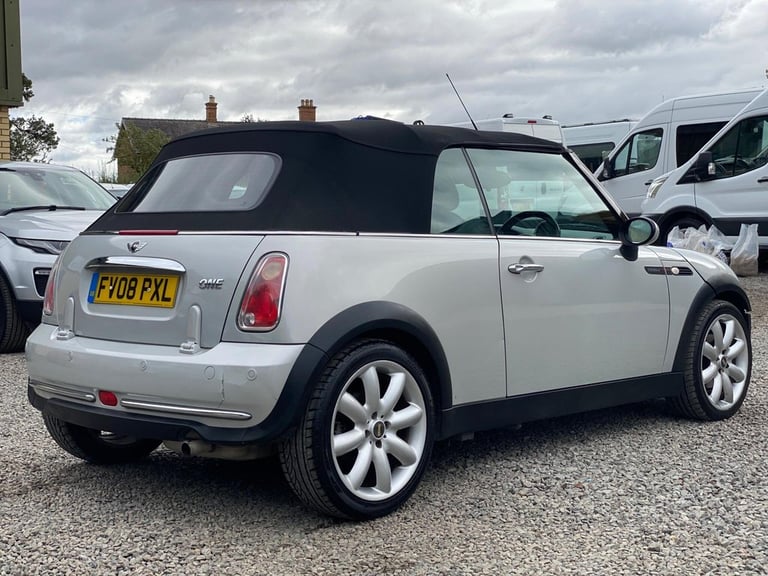 2008 MINI Convertible 1.6 One Sidewalk Euro 4 2dr Convertible Petrol Manual