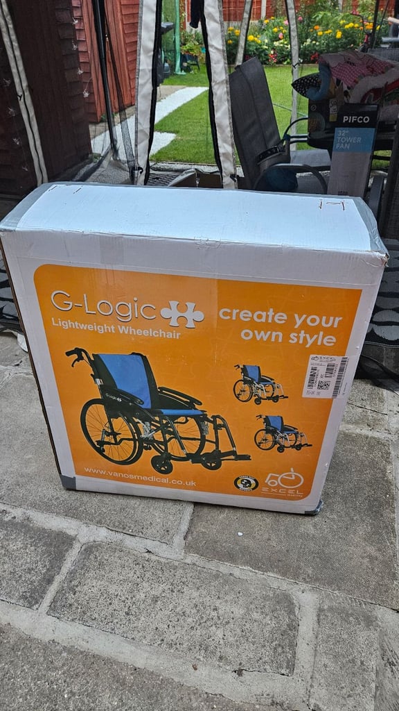image for Excel G-Logic 20inch seat manual wheelchair