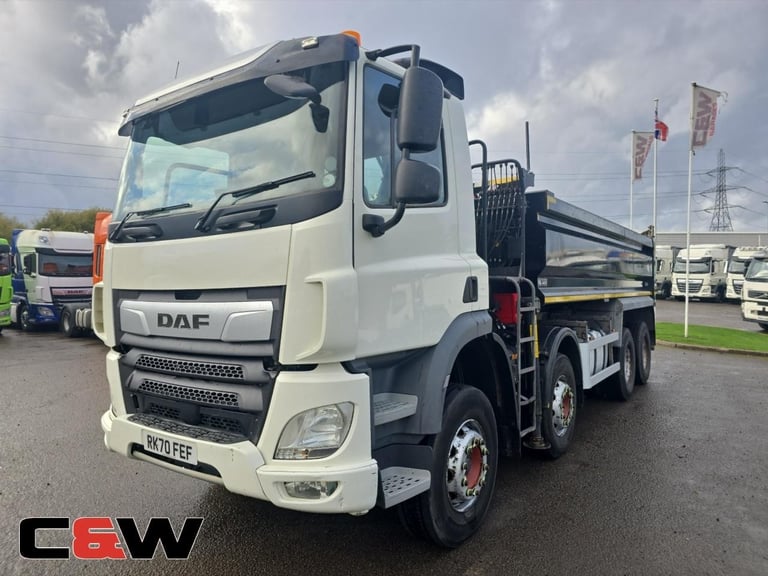 2020 (70) DAF FAD CF450 8x4 Tipper Grab - 160000Kms