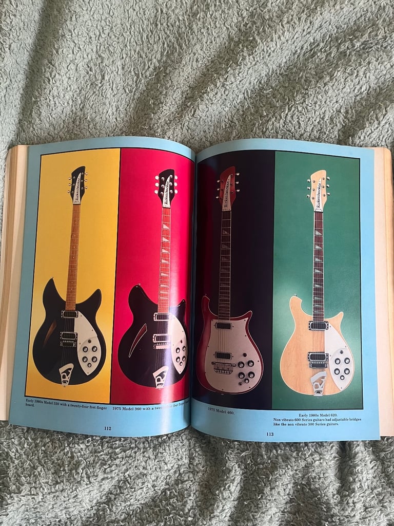 RARE The Complete History of Rickenbacker Guitars Book 