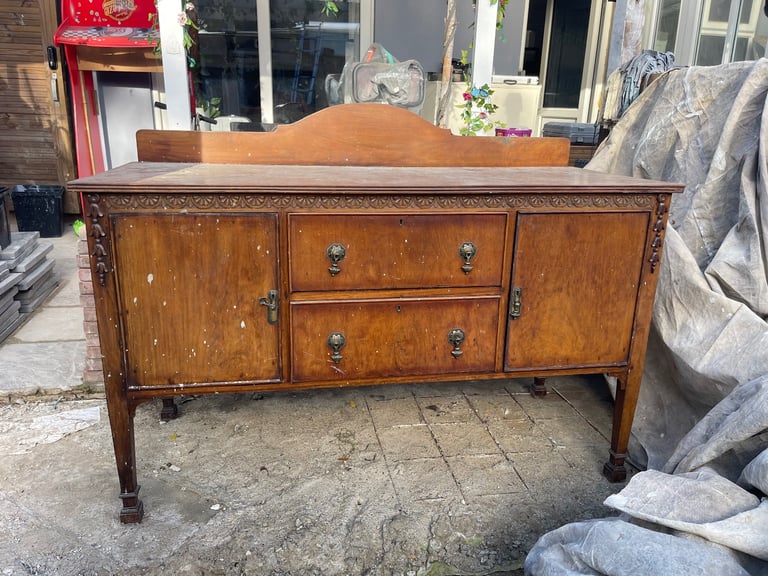 image for Solid wood large side cabinet