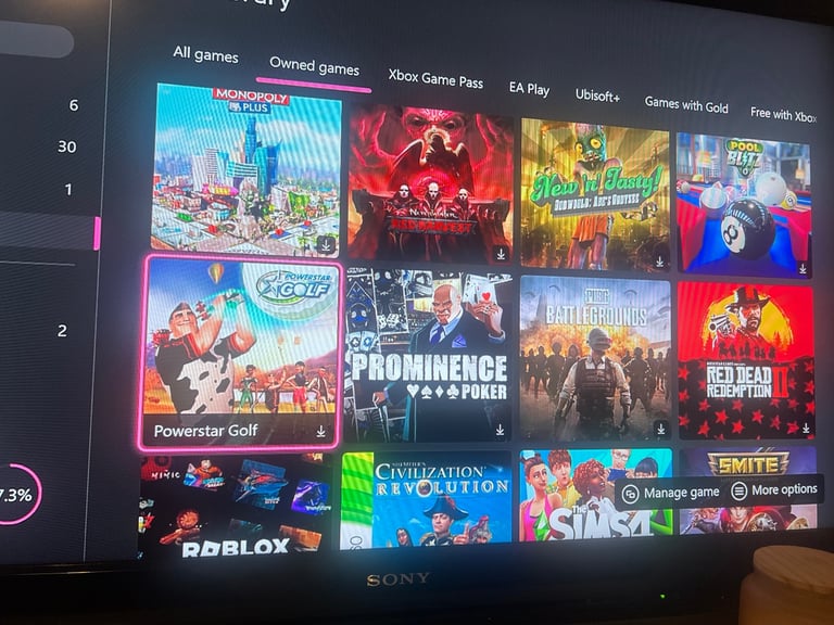 Xbox 1, 51 built in games 