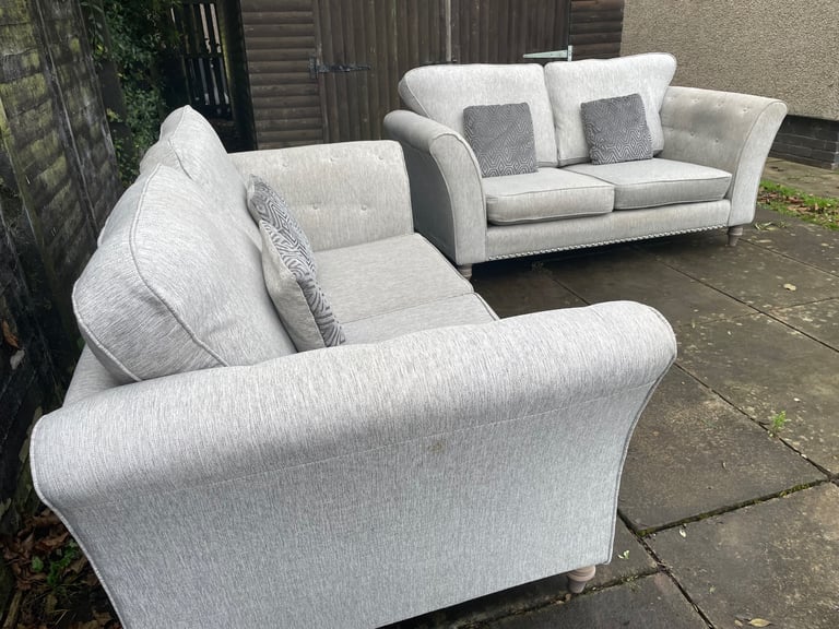 Stunning silver/grey M&S sofas