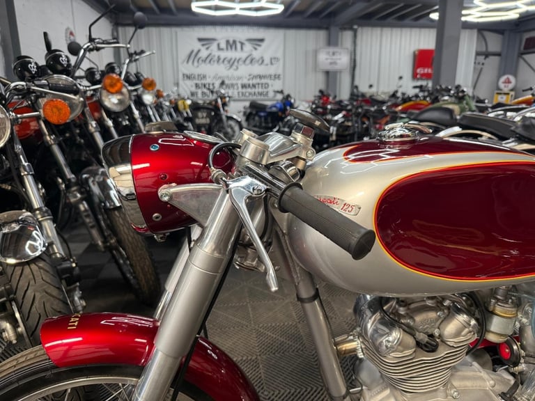 1959 Ducati 125, 160cc engine, outstanding condition, px welcome