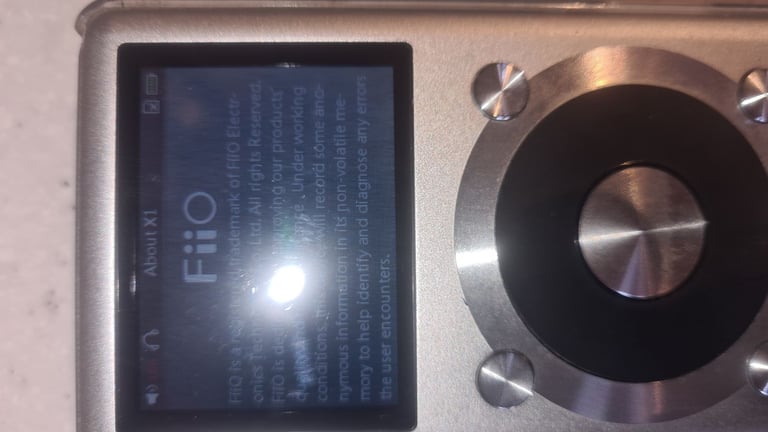 FiiO X1 High Resolution Lossless Music Audio Player in silver is a top quality digital music player