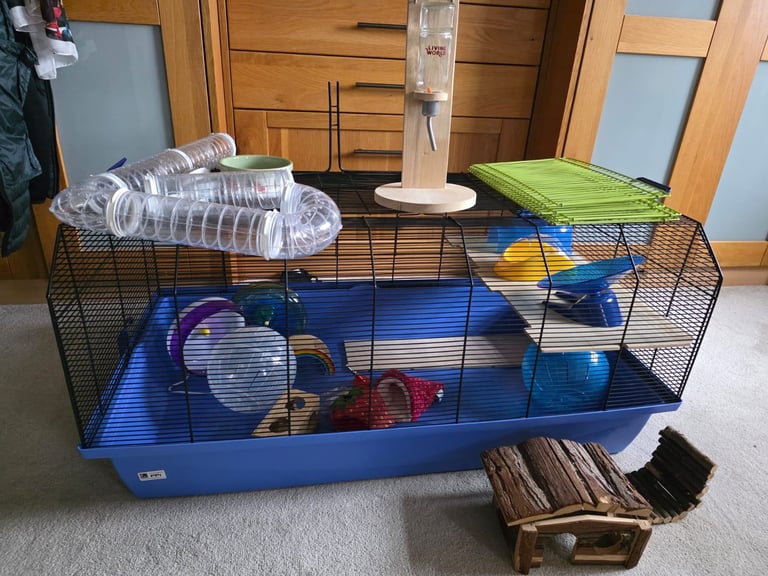 Large hamster cage 39" long x 21" wide x 19 " high