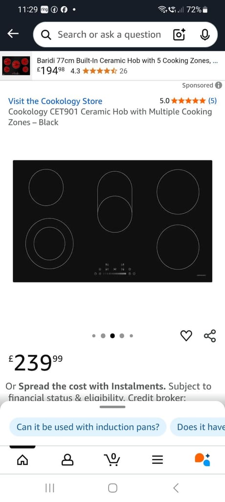 Cooker hob