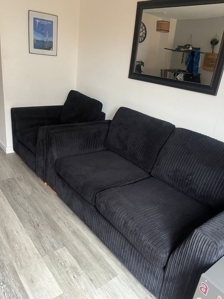 2 seater sofa and arm chair 