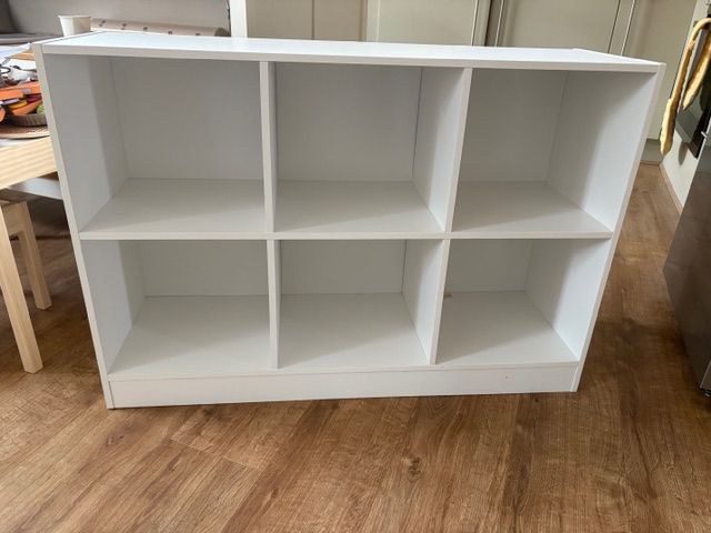 image for 6 Cube Storage Book/Toy Unit in White 