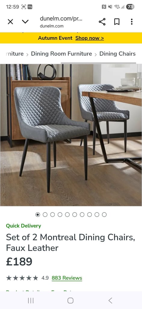 Small dining table and 2 chairs