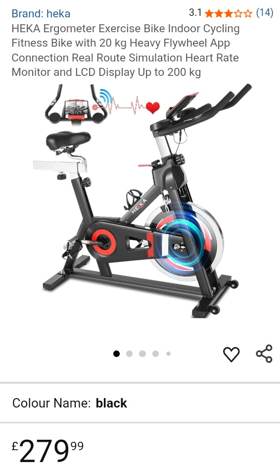 image for Heka ergometer exercise bike 
