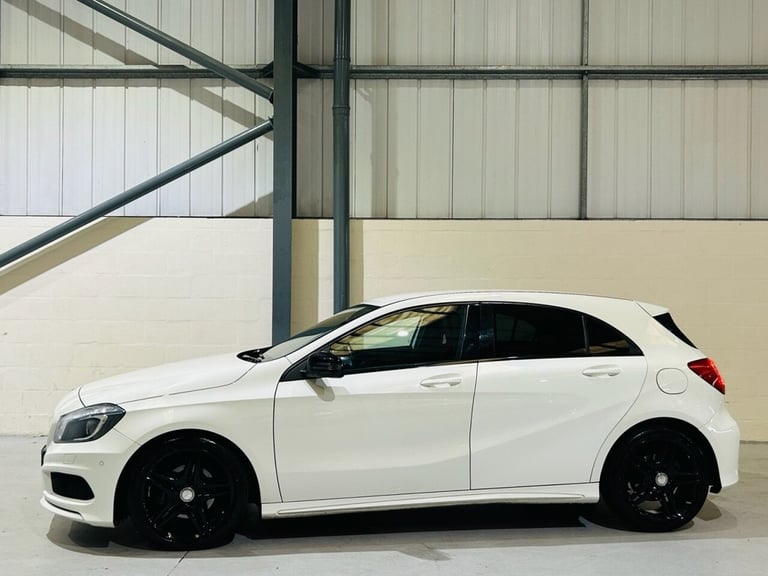2015 65 MERCEDES-BENZ A-CLASS A200 CDI AMG NIGHT EDITION HATCH DIESEL WHITE 2015