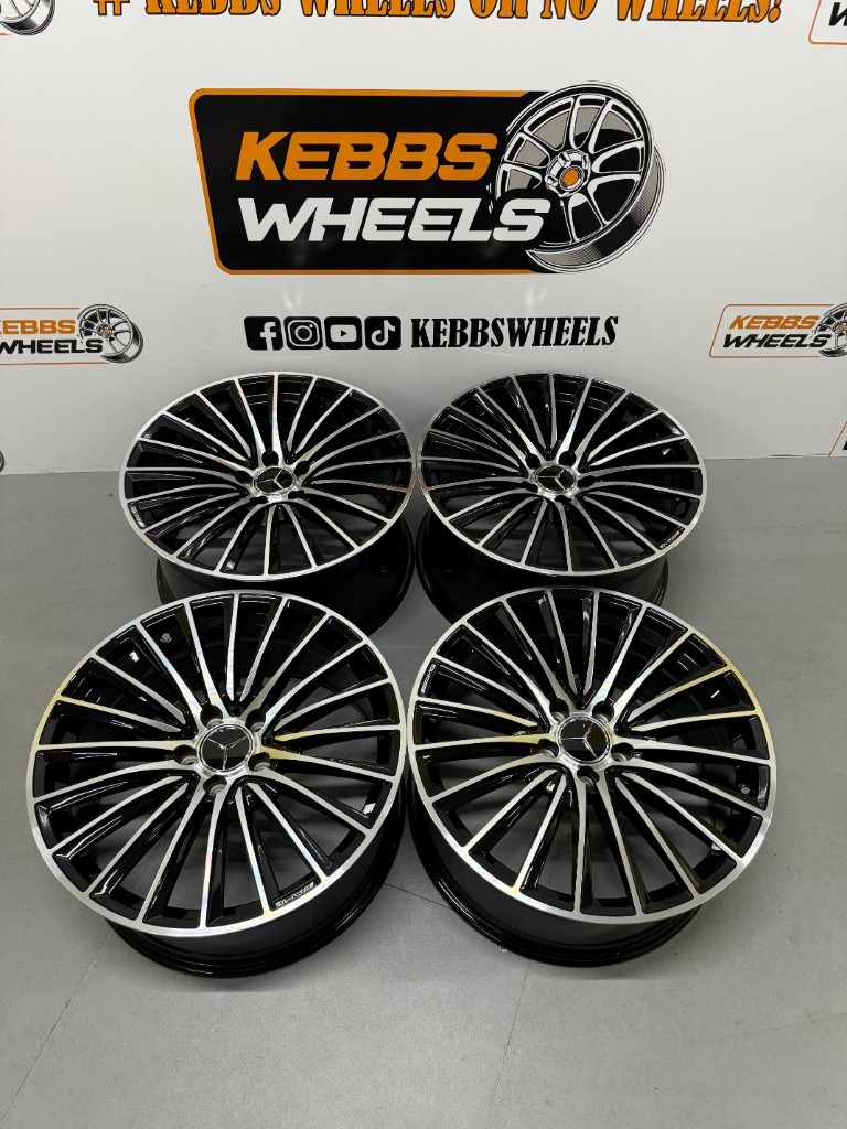 20" 2024 MERCEDES TURBINE TWIST ALLOY WHEELS C CLASS E CLASS S CLASS 