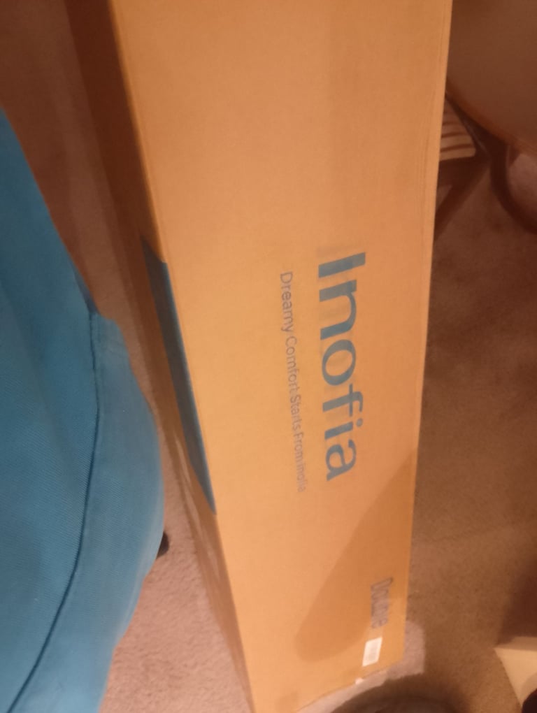 Brand new boxed double bed and mattress 