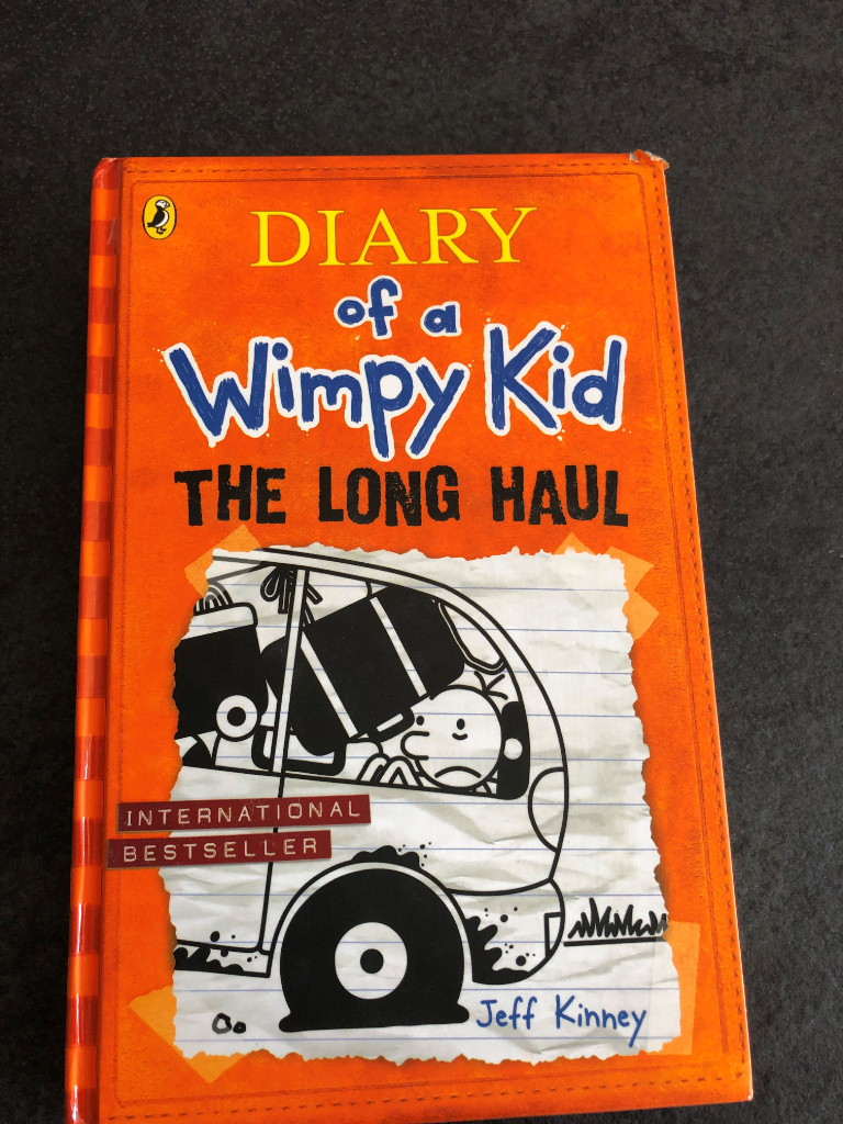 Diary of a Wimpy kid The long haul hardback book. 75p