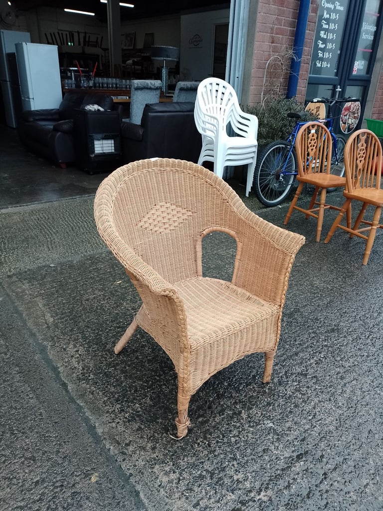 Wicker chair, ref:17394 £20.00 | in Newtownabbey, County Antrim | Gumtree
