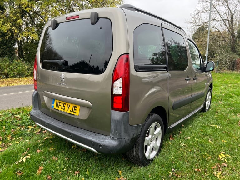 2015 15 PEUGEOT PARTNER TEPEE 1.6 HDI 92 OUTDOOR FSH A/C 2 KEY MOT 10/26 PX SWAP